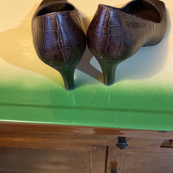 Chaps Peep Toe Crocodile Addney Peep Toe - Picture 3 of 5